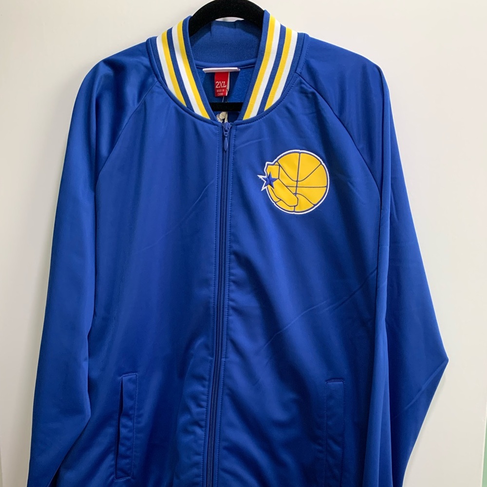 RARE NWT Golden State Warriors Jacket 2XL